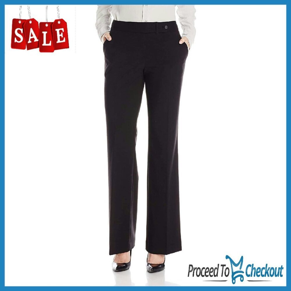 Modern Fit Suit Pant Flat Front Flare Leg Professional Work Wear
